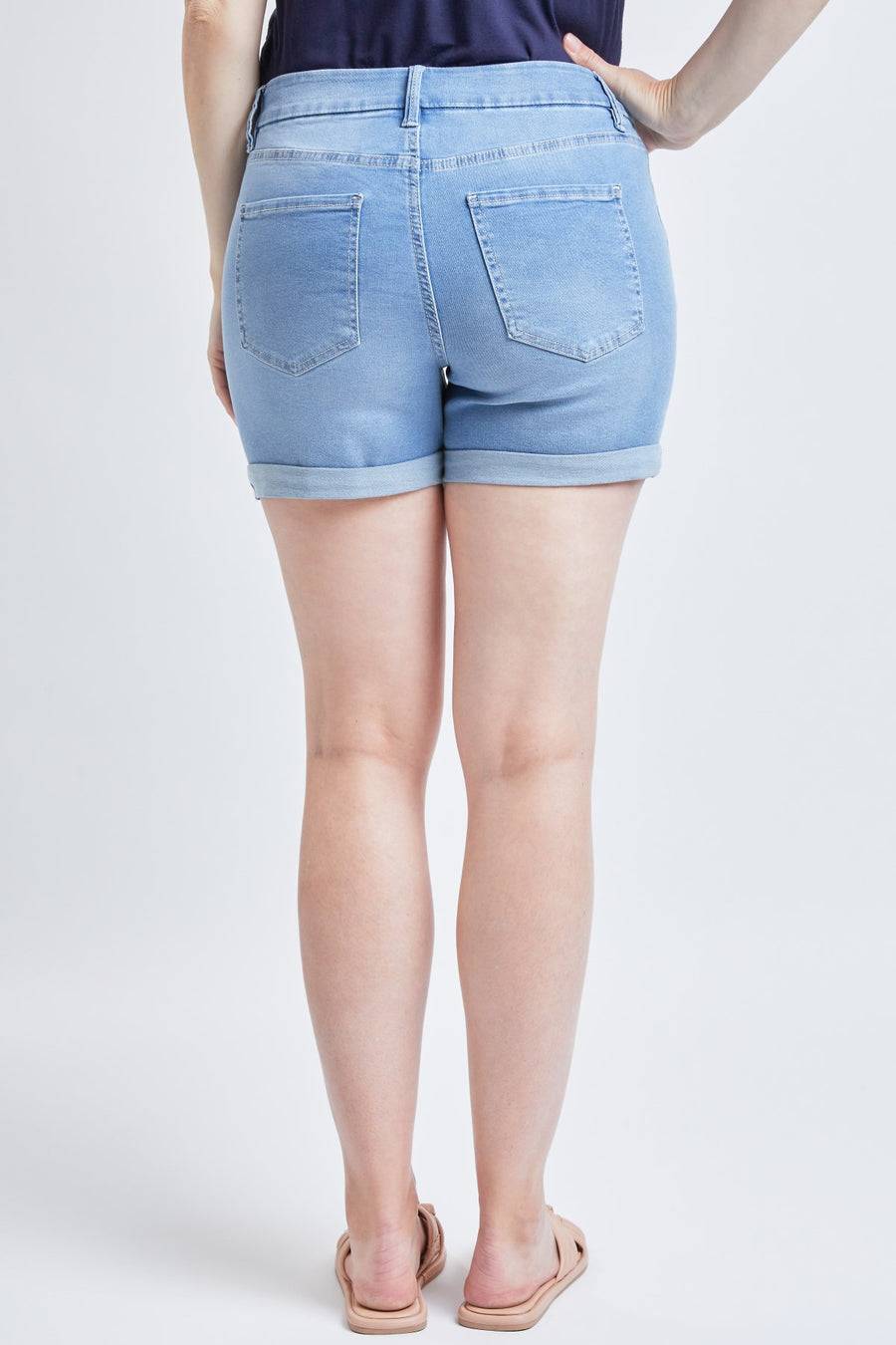 Women’s ripped cuffed shorts