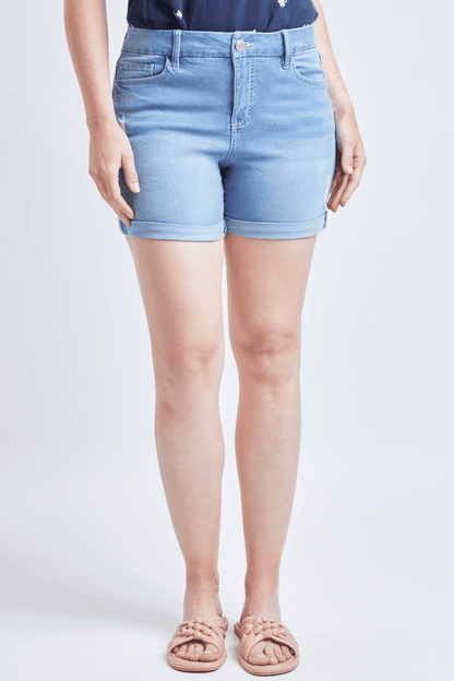 Women’s ripped cuffed shorts