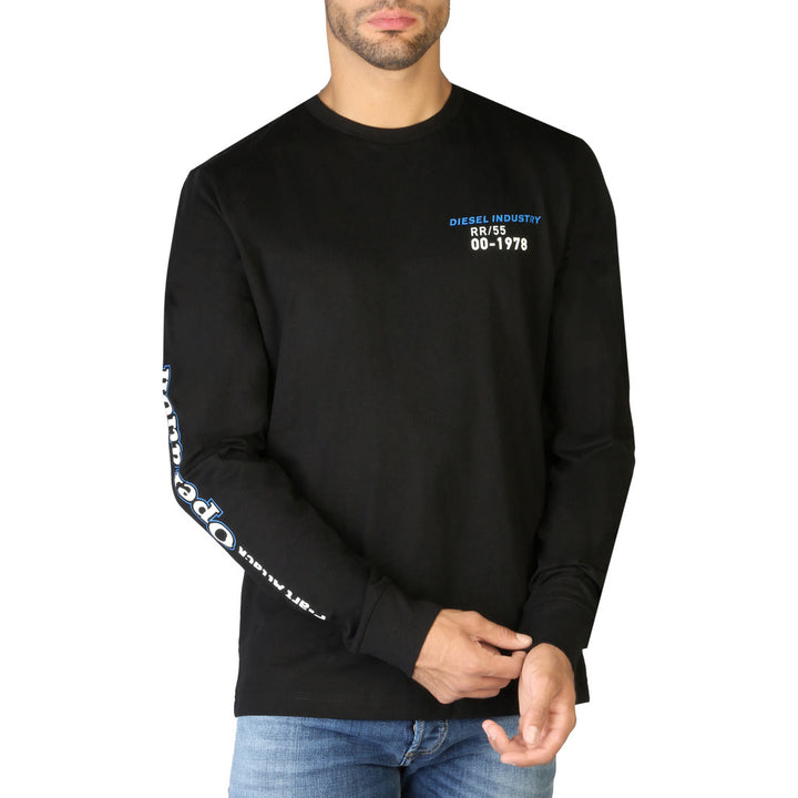 Men Diesel long sleeves T-shirt with visible logo